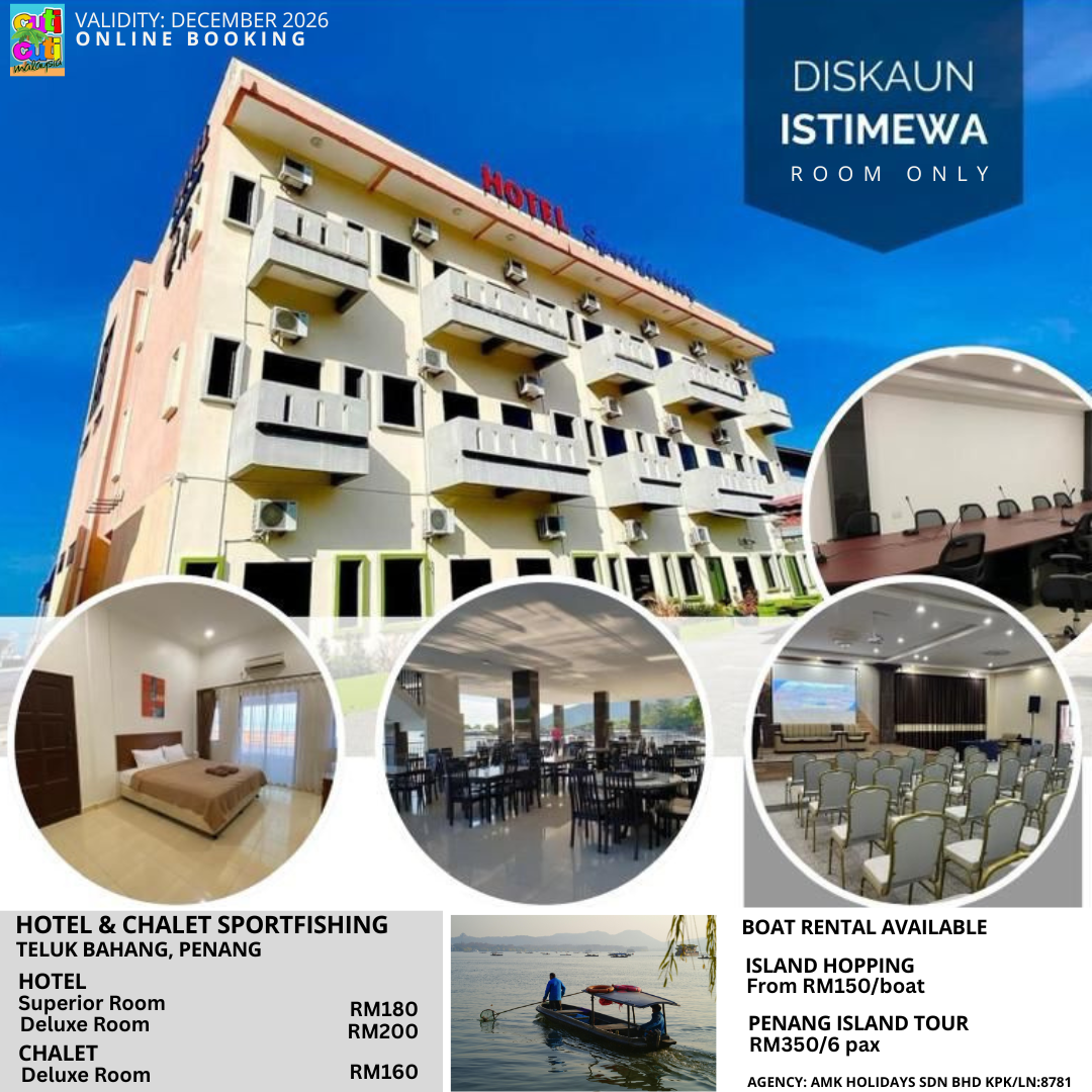 Hotel & Chalet Sportsfishing, Teluk Bahang, Penang